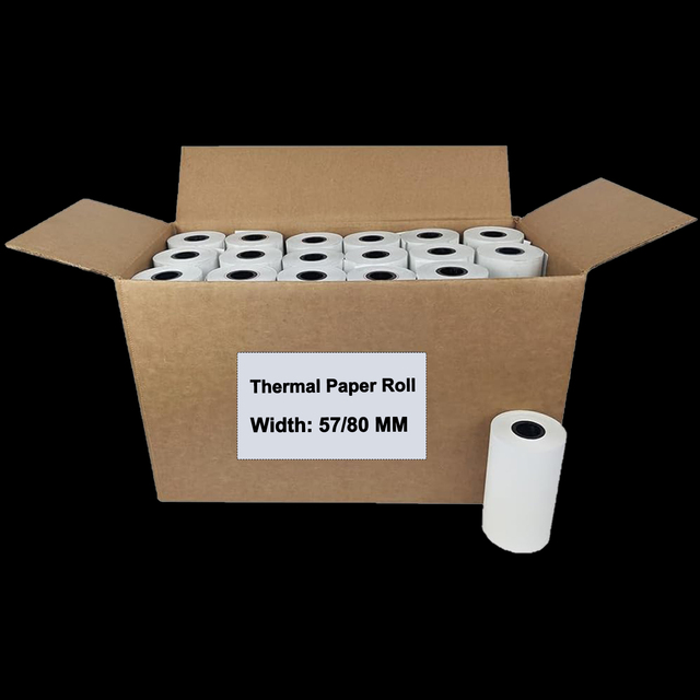 Factory Custom Width 80mm Thermal Paper Receipts for Retail Check-out for Supermarket Mall with Logo Printing