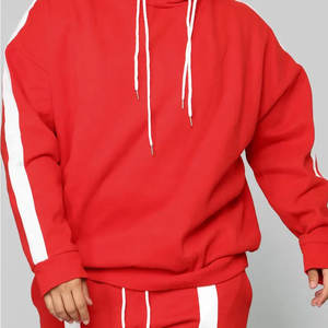 Vente chaude personnalisé imprimé hommes coupe régulière écologique 100% coton survêtement à la mode Streetwear motif solide confortable - Product Image 3