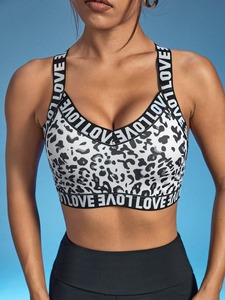 Prix de gros du soutien-gorge de sport pour femmes 100% coton séchage rapide respirant couleur unie Logo personnalisé grande taille léger - Product Image 4