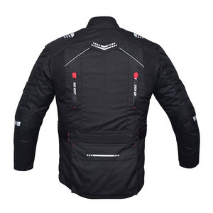 Veste de Moto Personnalisée pour Homme Textile Cordura Imperméable avec Caractéristique Coupe-Vent Style Course de Rue pour Moto Motards - Product Image 3