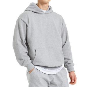 Logo personnalisé 100% sweats à capuche de luxe en coton sweat à capuche épais en coton respirant noir hommes sweat à capuche - Product Image 3