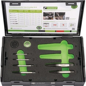 Jeu d'extracteurs de vis KUKKO 6 pièces 49-B Tailles nominales M3-M24 1 2 3 4 5 6 pour outils d'atelier - Product Image 1