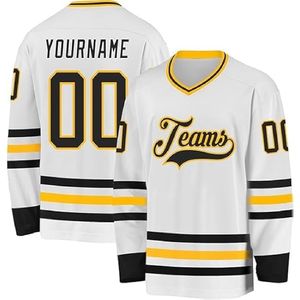 Nuevo 2025 Jersey de hockey sobre hielo de poliéster de jugadores profesionales personalizados OEM de Calidad única para hombres - Product Image 1