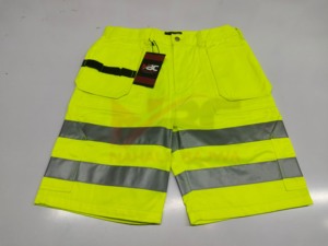 Pantalones cortos de seguridad cargo de durabilidad pantalones cortos de trabajo de alta calidad para hombres. - Product Image 2