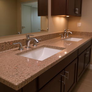<b>Prime</b> Core Custom Kitchen Bathroom Vanity Tops Polished Carrara Calacata Granite Countertops Modern Design Prefab Cut Sizes - Product Image 3