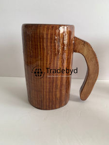 Add charm with this wooden mug rustic drinkware piece for warm inviting interiors Tradebyd - Product Image 2