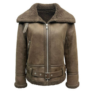 Vestes en peau de mouton de grande qualité les mieux notées en cuir de mouton véritable pour hommes - Product Image 1