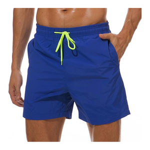 Customized <b>Men's</b> Summer Beach <b>Shorts</b> With Solid Pattern Lightweight 240 GSM High Quality With Pocket - Product Image 1