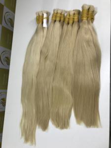 Extensions de cheveux vierges vietnamiennes Timehair de qualité supérieure, double trame, Remy, en vrac, longues, blondes, cuticules alignées, épaisses, durables - Product Image 2