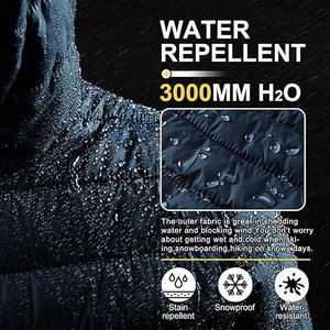 Fabricant OEM Vestes légères à capuche pour hommes Manteau chaud et résistant à l'eau avec conception personnalisée, sérigraphie - Product Image 5