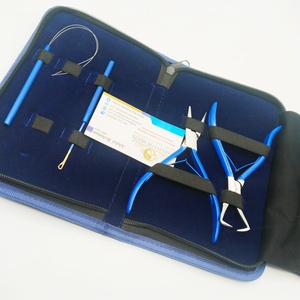 Stainless <b>Steel</b> Hair Extension Pliers Micro Ring <b>Silicone</b> Beads Removal Opener Tool - Product Image 6