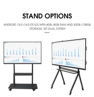 Tableau interactif intelligent nouvelle génération 86 pouces Android 16 avec chipset RK3576 et NPU 6 TOPS pour l'apprentissage hybride K12