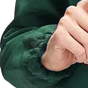 Sudaderas con capucha de mujer de punto liso verde OEM personalizadas de alta calidad ropa de gimnasio sudaderas con capucha de mujer con cremallera completa - Product Image 3