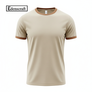 Camisetas Lisas de Color Sólido para Hombre, Manga Corta, Cuello Redondo, Corte Regular, Formales, Antiarrugas, Personalizadas al por Mayor - Product Image 3
