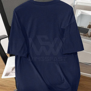 2025 nueva llegada camiseta con diamantes de imitación diseño único 100% algodón suelta ajuste impreso camiseta con diamantes de imitación para hombres - Product Image 2