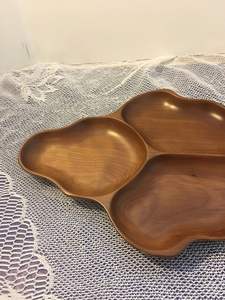 จานและชามไม้ทำด้วยมืออุปกรณ์สำหรับโรงแรมแผ่นและถาดไม้ธรรมชาติสำหรับร้านอาหารขายส่ง - Product Image 3