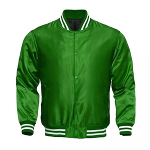 Respirant col montant hommes varsité vestes coupe-vent séchage rapide personnalisé couleur/taille collège Baseball Letterman Mega avant - Product Image 1