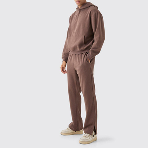 Ensemble de survêtement pour homme avec logo personnalisé, ensemble de deux pièces pour homme, vêtements de sport décontractés, vêtements d'entraînement, respirant, confortable, survêtement pour homme - Product Image 1