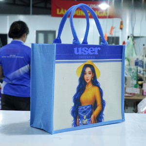 Manufacture Custom Logo Shopping <b>Bags</b> Made of Cotton Jute Cotton Drawstring Design Jewelry <b>Gift</b> <b>Bags</b> made in Viet Nam - Product Image 1