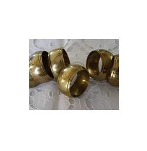 Accesorios dorados para servilletas, las mejores decoraciones de boda, anillos para servilletas de escritorio, de latón dorado para uso en granja - Product Image 1