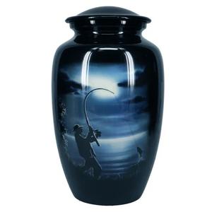 Urnas funerarias de cremación de aluminio y metal para adultos, urnas funerarias de entierro hechas a mano para humanos y mascotas, tarro de restos de cenizas cremadas - Product Image 5