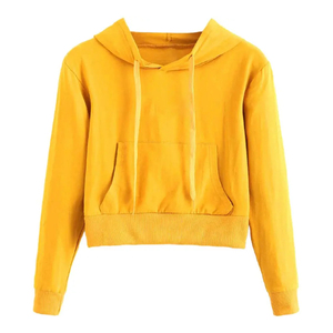 Sweat à capuche d'hiver pour femme en tissu polaire respirant et à séchage rapide, style urbain, pour l'extérieur, faible MOQ, en vente - Product Image 3