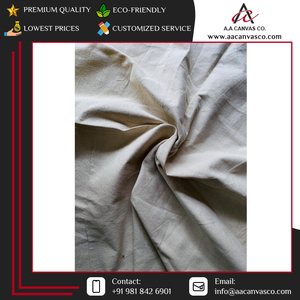 <b>Hot</b> Sale on Lightweight Recyclable Cotton 8 Ounce Duck Fabric for Bags Cushion Covers Aprons Making of Natural Custom Color - Product Image 2