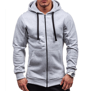Vêtements d'hiver Fashion Casual Full Zip Us Hoodies Cotton Fleece Plain Hoodies Wholesale Top Quality Hoodies - Product Image 3