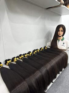 100% Virgin Vietnamese Baby Bulk Human Hair | Natural Straight Wave Texture | Tangle Free | 8 Inches | Machine Double Weft | - Product Image 6
