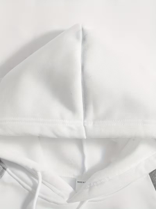 Sweat-shirt uni à col ras du cou pour hommes-Tissu tricoté à manches longues en polyester mélangé de style mature, coupe régulière légèrement extensible et confortable - Product Image 6