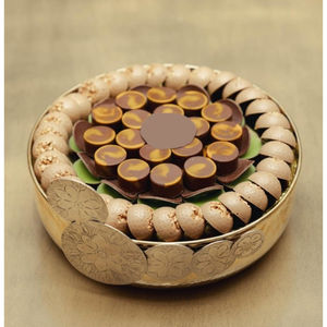 Cuenco de postre de Chocolate de Metal plateado de aluminio de calidad Superior, exhibición de mesa de dulces para REGALOS FESTIVOS o decoración de eventos - Product Image 6