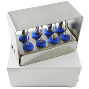 Taladros de irrigación externa para implantes dentales Juego de 8 piezas endurecidas con revestimiento de plata CE APROBADO POR MIRHA INSTRUMENTS - Product Image 4