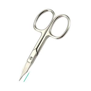 Ciseaux à cuticules en acier inoxydable de haute qualité, droits et courbes, pour une coupe précise, manucure et pédicure - Product Image 6