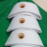 Gorro de Oración Musulmán Malayo de Alta Calidad, Malla 100% Algodón, Ajustable, Diseño Personalizable, para las Cuatro Estaciones, para Hombre