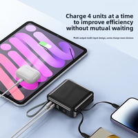 Vente en gros 20000mAh Ultra grande capacité prise secteur charge rapide banques d'alimentation prise murale auto-filaire banques de centrale électrique transfrontalière