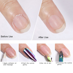 Pinza compacta para uñas de cutículas de acero inoxidable de alta calidad de precisión con diseño de Mango antideslizante para uso en los dedos Precio competitivo - Product Image 2