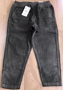 2022 New Arrival Men's Corduroy Straight Mid Waist Full-Length <b>Trouser</b> with <b>Drawstring</b> Closure Casual 100% Cotton - Product Image 2