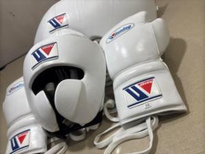 Juego de Boxeo Blanco de Cuero Genuino de Primera Calidad, Precio al por Mayor RTS, Juego de Sparring Profesional Personalizado MS-SP-2876 - Product Image 2