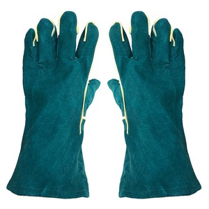 Guantes de soldadura de cuero dividido de piel de vaca de tamaño personalizado de alta calidad Guantes ligeros transpirables cómodos Fabricación en fábrica - Product Image 1