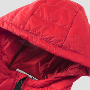 Abrigo de invierno impermeable para hombre, chaqueta acolchada de poliéster con capucha y logotipo personalizado, venta al por mayor - Product Image 3