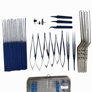 High Precision Micro Surgery Instruments Set Premium Quality Stainless Steel Neuro Surgical Instrument <b>Kit</b> for Hospitals Clinics - Product Image 1