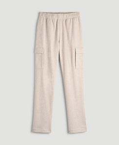 Pantalon cargo évasé pour homme, taille mi-haute, coupe droite, qualité supérieure, en velours côtelé respirant, ourlet fendu, motif uni - Product Image 5