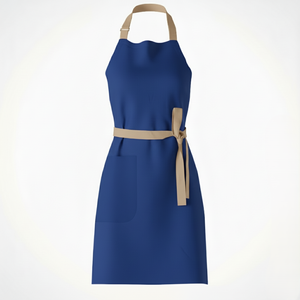 Tablier de cuisine respirant en coton, ajustable, design moderne et poches spacieuses, parfait pour la cuisine quotidienne - Product Image 3