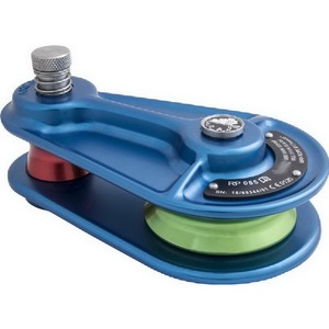 Poulie à double roue moyenne ISC 150 KN ALU 19X29 Bleu CE0120 FS - Product Image 1