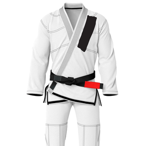 2025 uniforme de Karate de alta calidad hombres ligero 100% algodón MMA artes marciales desgaste jiu jitsu kimono logotipo personalizado traje de Karate - Product Image 2