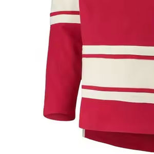 OEM de alta calidad logotipo personalizado sublimación de impresión equipo de hockey jersey con cordones sudaderas con capucha de hockey sobre hielo para los jugadores del equipo - Product Image 5