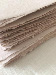 TAUPE 250 แกรม B6 A6 กระดาษแฮนด์เมดกระดาษฝีมือ - Product Image 2