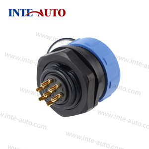 Serie <span class=keywords><strong>SP</strong></span> <span class=keywords><strong>2</strong></span> 3 4 5 6 7 Conector de 9 pines SP13 SP17 SP21 IP67 IP68 Conector de cable macho hembra circular de aviación a prueba de agua - Product Image 4