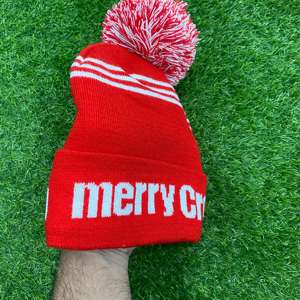 High Quality Striped Beanie Wool <b>Blend</b> Digital Printed for Beach and Travel - Product Image 1