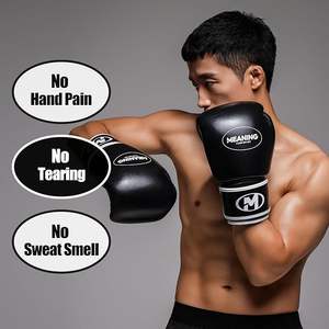 Guantes de Boxeo de Piel Sintética de Alta Calidad, 8 OZ, para Entrenamiento de Artes Marciales, Kickboxing, Sparring, Muay Thai - Product Image 5